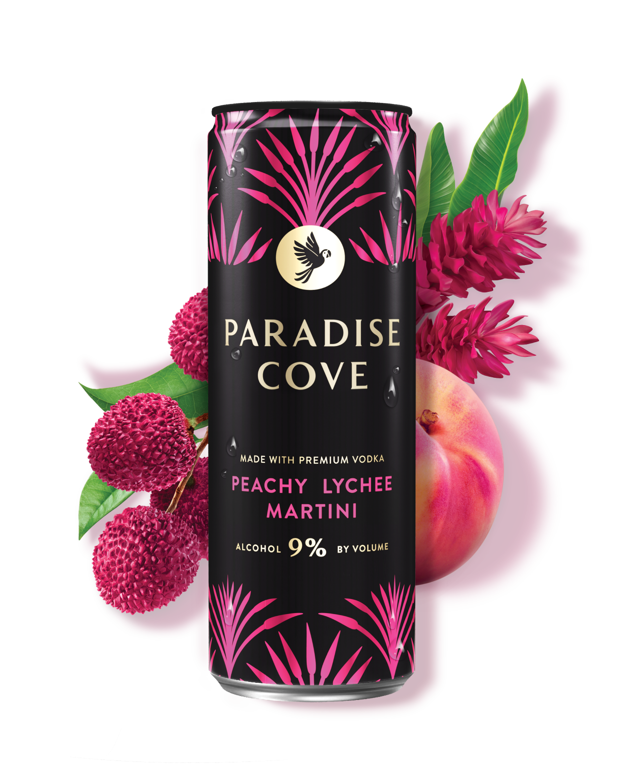 Peachy Lychee Martini
